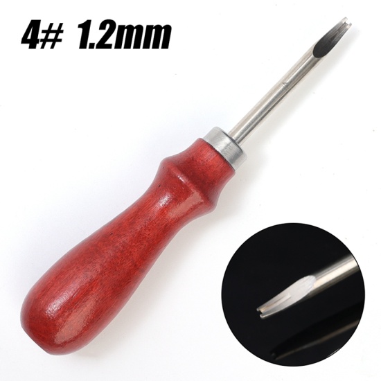 1.0/1.2/1.4/1.6mm Sharp Leather Edge Beveler for Leather Craft Skiving  Beveling Knife Cutting Hand Craft Tool Edge Cutter
