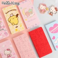 Sanrio Hello Kitty Lovely Notebook Diary Cinnamoroll Kuromi Melody Recorder Account Book Girl Cartoon Project Student Book