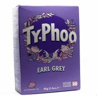 TYPHOO TEABAGS - EARL GREY (Foil Wrapped) Box of 20