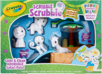 Crayola Scribble Scrubbie Safari Set ชุดระบายสีและอาบน้ำสัตว์ป่า