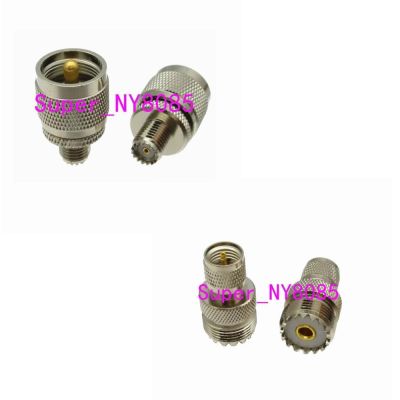 1pc Adapter UHF PL259 SO239 to Mini UHF Male Plug Female Jack RF Coaxial connector