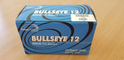 แผ่นปะยางเรเดียล อเมริกา ยี่ห้อ Bullseye 12 (1 กล่อง 10 ชิ้น)