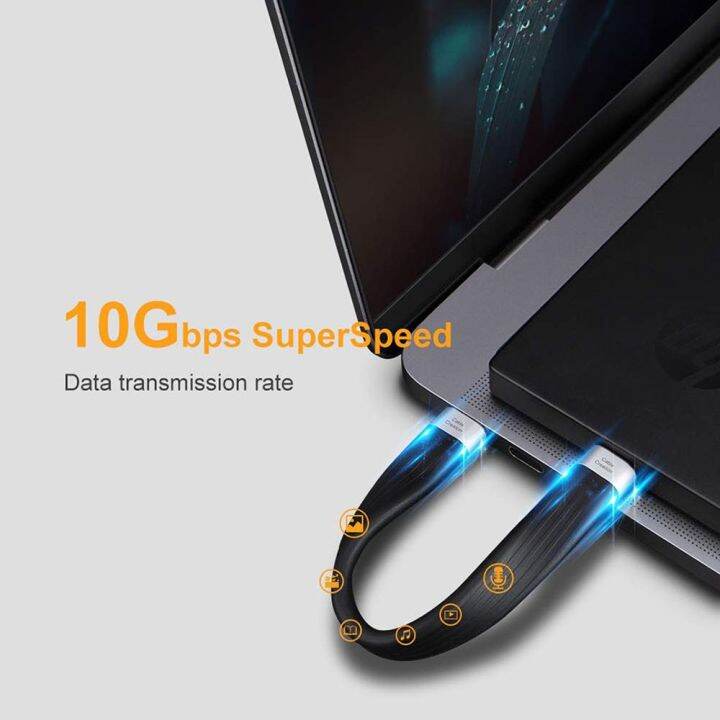 FIRST STRING 1PC Short Sync Wire Fast Charger Cable Ultra Flexible USB