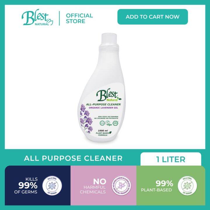 Blest Natural All Purpose Cleaner Organic Lavender Oil 1000ml Lazada PH