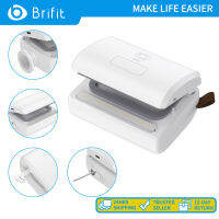 Brifit เครื่องซีลมัลติฟังก์ชั่น 4 in 1 เครื่องซีลปากถุงขนาดเล็ก 600mAh เครื่องซีลความร้อนแบบชาร์จไฟได้รวดเร็วในครัว เครื่องซีลอัตโนมัติและเครื่องรักษาความสดใหม่ เครื่องซีล/ดูดฝุ่น/พอง/เปิดผนึก อุปกรณ์ครัว (พร้อมถุงซีล)