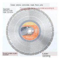 400mm-laser เชื่อมเพชรจานตัดสำหรับหินคอนกรีตแผนที่กระเบื้องสว่านตัดล้อเพชรตัดล้อแผ่นเลื่อยรูปเพชรใบมีด