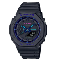 ญี่ปุ่น CASIO คาสิโอ G-SHOCK รุ่นพิเศษ นาฬิกา GA-2100VB-1A นาฬิกาผู้ชาย การเคลื่อนไหวทางอิเล็กทรอนิกส์ ประกันศูนย์CMG