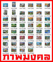 โปสเตอร์ ภาพ มงคล ชุด2 (46แบบ) สถานที่ วิว ช้าง มังกร เรือ เสือ ม้า นก ปลา รูป ติดผนัง สวยๆ poster (88x60และ76x52ซม.)