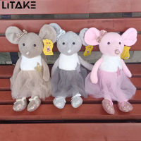 42cm Ballerina Mouse Plush Doll Soft Stuffed Animal Plushies Cute Mice Plush Toys For Kids Birthday Xmas Gifts