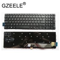 GZEELE แป้นพิมพ์ภาษาอังกฤษแบบอเมริกันใหม่สำหรับ DELL Inspiron 3583 3584 3585 3593 3595 5767อะไหล่แล็ปท็อป17 P32E-001