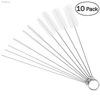 ◐ 10pcs Nylon Tube Brushes Pipe Cleaning Brush for Drinking Straws Glasses Keyboards Jewelry Cleaning Keyboards Cleaning Brush Kit