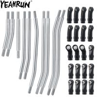 YEAHRUN Stainless Steel Chassis Links Suspension Linkage with Rod Ends 313/324mm Wheelbase for 1/10 TRX4 Bronco Blazer Parts