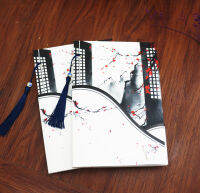 Retro Original Chinese Style Stitching Handmade Notebook Ruled Pages Beautiful Lovely Diary Planner Gift