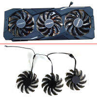 Original 3pcs PLD08010S12HH T128010SU 4PIN RTX2070 GPU FAN For Gigabyte RTX2070 Heat Sink Cooling Fans