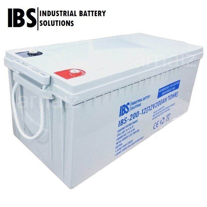 Ibs 12v 200ah Solar Rechargeable Ibs 200 12 Valve Regulated Lead Acid Vrla Battery Maintenance 5672