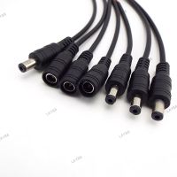 15/30cm 2pin wire DC Male Female jack plug 22awg Power supply Connector Pigtail Cable 12V 5.5x2.1mm adapter plug For strip CCTV YB8TH