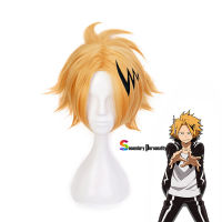 ใหม่ My Hero Academia Kaminari Denki วิกผม Headwear คอสเพลย์เครื่องแต่งกาย Boku No Hero Academia วิกผมสังเคราะห์ทนความร้อน