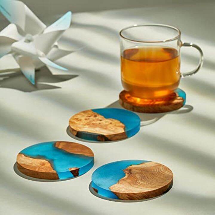 4-pcs-wooden-coasters-with-epoxy-resin-bar-coaster-blue-for-drinks-modern-coasters-for-bar-kitchen-home-apartment