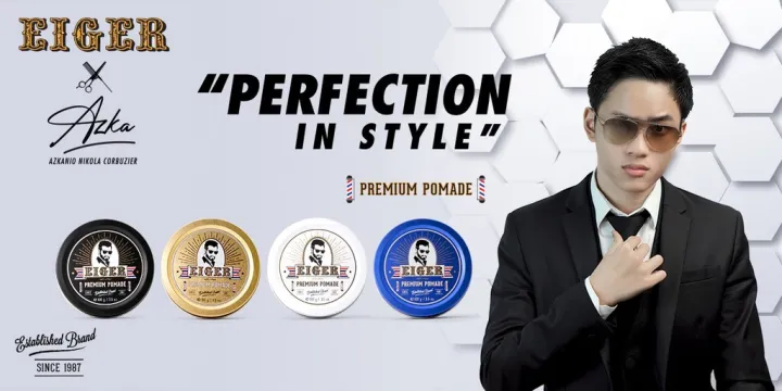 Pomade Klimis Rambut Eiger Premium Original Berkualitas 100gr Bpom Pomade Hair Styling Pomade Minyak Rambut Pria