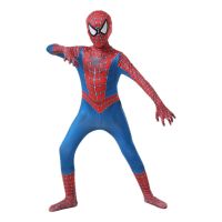 Kids Remy Spider Man Cosplay Costume Superhero Peter Parker Tights Halloween Hooded Suit Boys Holiday Play Jumpsuit Gift