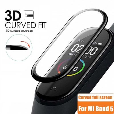 Screen Protector for XiaoMi Mi Band 5 Miband 5 Soft PET Fcured 3D Smart Wistband Protective Film