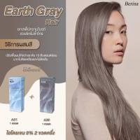 เบอริน่า A21 + A38 เซตสีย้อมผม สีผม สีEarth Gray ครีมย้อมผม ครีมเปลี่ยนสีผม ยาย้อมผม สีย้อมผม Berina A21 + A38 Earth Gray Hair Color Cream