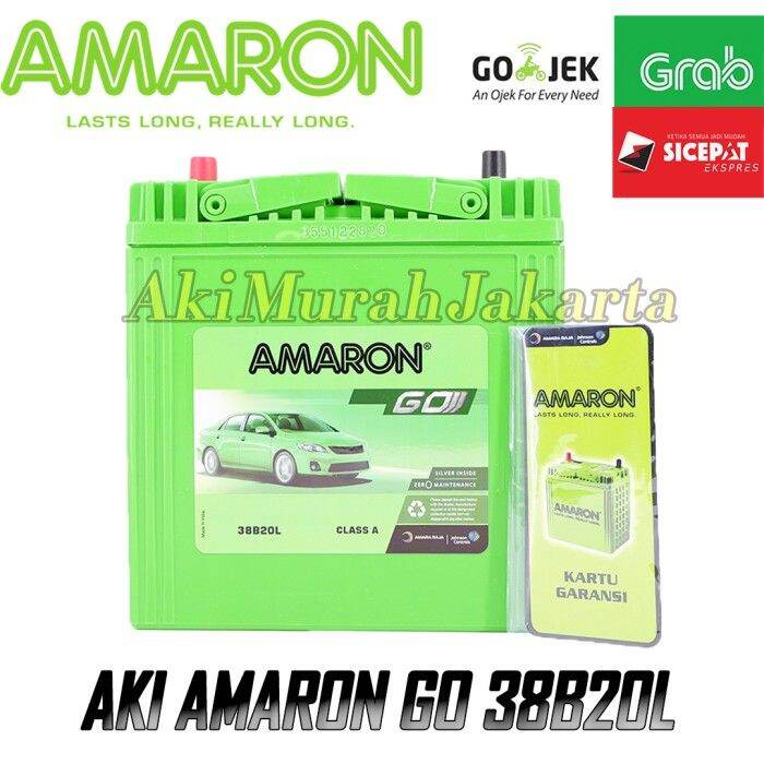 Aki Mobil Honda New City NS40ZL / 38B20L Amaron GO Aki Kering 12v / 35