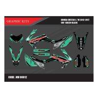 สติ๊กเกอร์วิบาก Honda CRF 250 L ทั้งคัน Graphic kit สติ๊กเกอร์เคลือบเงา สุดคุ้ม