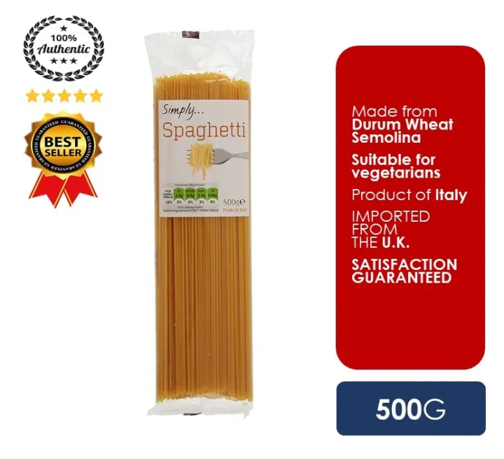 Simply Spaghetti Made in Italy 500g Imported from UK Lazada PH