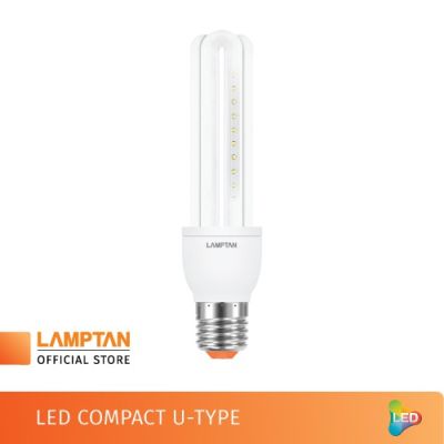 พร้อมส่ง โปรโมชั่น [Clearance Sale] LAMPTAN หลอดไฟตะเกียบ LED Compact U-Type 12w แสงเหลือง ขั้วE27 ส่งทั่วประเทศ หลอด ไฟ หลอดไฟตกแต่ง หลอดไฟบ้าน หลอดไฟพลังแดด