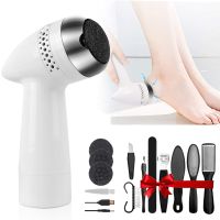 ZZOOI Portable Electric Grinder Pedicure Tools Foot Heel Care Tool Pedicura Velvet Smooth Machine Callus Remover for Foot Heel Skin