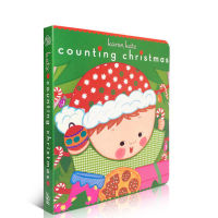 Milumilu Karen Katz นับคริสต์มาสสนุกหนังสือกระดาษแข็งโต้ตอบสมุดวาดภาพระบายสีสำหรับเด็กพ่อแม่ลูก