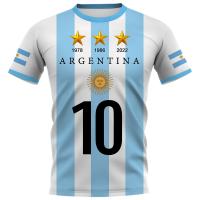 Argentina Flag 10 Number T-shirt Diy Digital Fashion 3d Print Short Sleeve Featured T-shirt Boys Casual Sportswear Summer Top