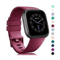 Tali untuk Fitbit Versa/Versa2/Lite Smart Watch Pengganti Band Olahraga Gelang Silikon Band untuk Fitbit Sebaliknya 2 wristbelt