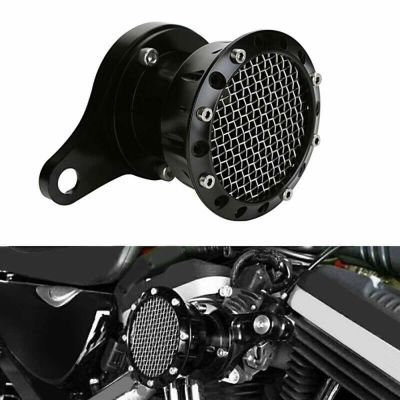 ♂ตัวกรองปริมาณตัวฟอกอากาศเข้ารถมอเตอร์ไซด์สีดำสำหรับ Harley Sportster XL883เหล็ก XL1200 48 72 1991-2021