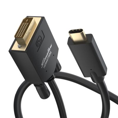 USB 3.1ชนิด C USB C ถึง DVI HDMI VGA Displayport สาย1.8M Thunderbolt 3ถึง Dvi Vga อะแดปเตอร์ตัวแปลงวิดีโอสำหรับแมคบุ๊กโปรแอร์