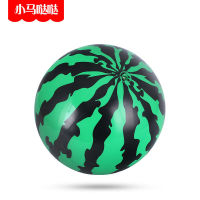 Ball Children Elastic Pat Ball Thickened Toys Basketball Children Inflatable Rubber Ball Watermelon Ball Kindergarten Handle