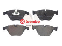 P06 081B ผ้าเบรก-F-แท้ BREMBO รุ่น Black : BMW ซีรี่ส์ 3 (E90) (E92) 330i 335i 20d 25d 30i 35i 05-&amp;gt; การันตีคุณภาพมาตรฐานโดย " เครอป อะไหล่ยนต์"