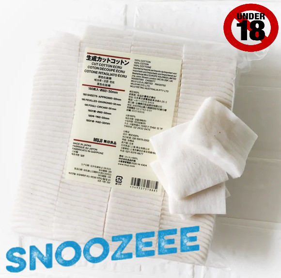 Muji Cotton ( 3 PADS ONLY ) Legit! Lazada PH