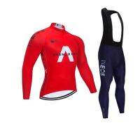 2021 New Mens Long Sleeve Cycling Suit Set Breathable Mountain Bike Wear