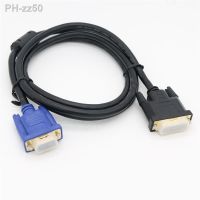 2X DVI To VGA Cable VGA To DVI Male To Male HD Cable