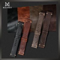 （Bar watchband）MAIKES สายนาฬิกาข้อมือหนังเทียมผักอิตาลี,สำหรับ Huawei Galaxy Watch 22มม. สายหนังนาฬิกาข้อมือวัว