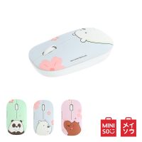 MOS เมาส์ไร้สาย MINISO   We bare bears-Wireless Mouse เมาส์บลูทูธ  Mouse Wireless