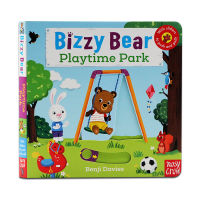 Happy Day In The Park Bizzy Bear Playtime Park Series ภาษาอังกฤษ Original สมุดวาดภาพระบายสีสำหรับเด็กหนังสือกระดาษแข็งกลไกการทำงาน Book ดึงหนังสือเกม Busy หมี0-3 3-6ปีภาษาอังกฤษตรัสรู้