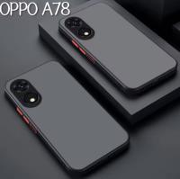 Case Oppo A78 เคสขอบสี กันกล้องได้ เคสออฟโป้ A78 เคสหุ่นยนต์ เคส Oppo A78 เคสโทรศัพท์oppo เคสมือถือ เคสกันกระแทก เคสหลังขุ่น ผิวด้าน