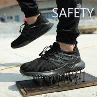 【Wholesale Price】Free Gift 39-46 Anti-puncture Safety Shoes Safety Boots Non-slip Safety Shoes Anti-smashing Construction Shoes Kasut Keselamatan but Keselamatan 防砸钢头鞋劳保鞋安全鞋