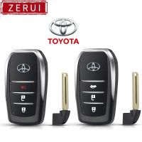ZR กุญแจอะไหล่กุญแจใบมีดสำหรับกุญแจอะไหล่ Toyota Smart Key Toyota Corolla Camry Prius