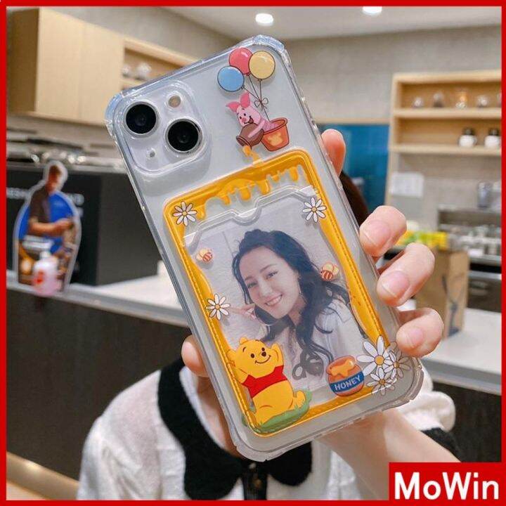 mowin-เข้ากันได้สำหรับ-เคสไอโฟน-เคสไอโฟน11-เคส-iphone-11-สำหรับ-iphone-14-pro-max-เคส-iphone-การ์ดใส่การ์ดเคสใสเคส-tpu-เคสกันกระแทกฝาครอบกล้องการ์ตูนน่ารักเข้ากันได้กับ-iphone-11-12-13-pro-max-7plus-x