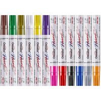 Pack of 6 Permanent Paint Pens Paint Markers for Plastic Oil Based Paint Marker Pens Set Quick Dry and WaterproofOil Paint Pen