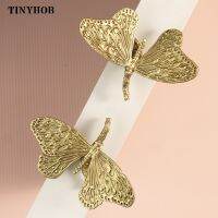 【LZ】❃▦◇  Butterfly/Dragonfly shape  Children Room Solid Brass Cabinet Knobs Wardrobe Handle Door Handle Cabinet Handles